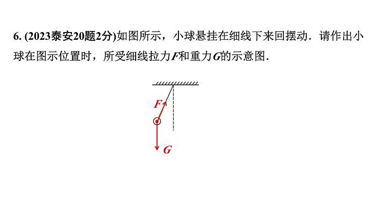 2024山东中考物理二轮重点专题研究 第八章 第一节  力  弹力  重力（课件）第8页