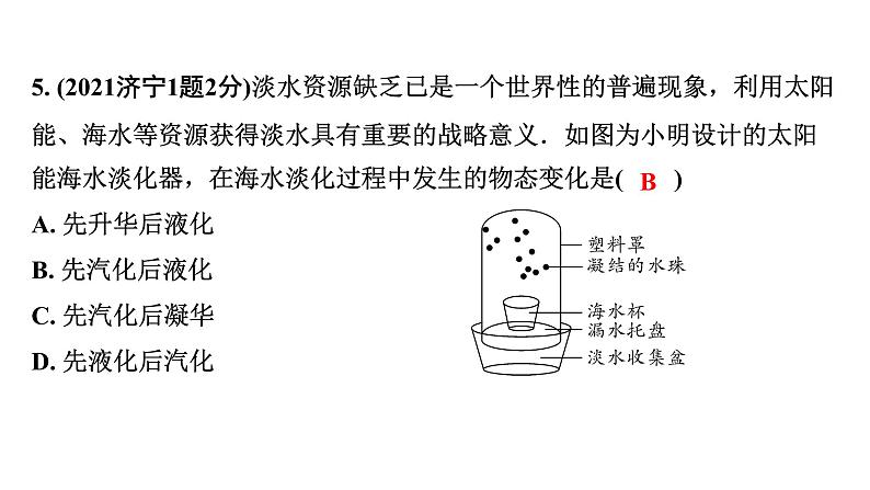 2024山东中考物理二轮重点专题研究 第四章  物态变化（课件）第6页