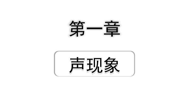 2024山东中考物理二轮重点专题研究 第一章  声现象（课件）第1页