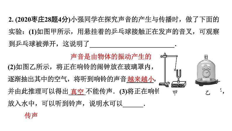 2024山东中考物理二轮重点专题研究 第一章  声现象（课件）第4页