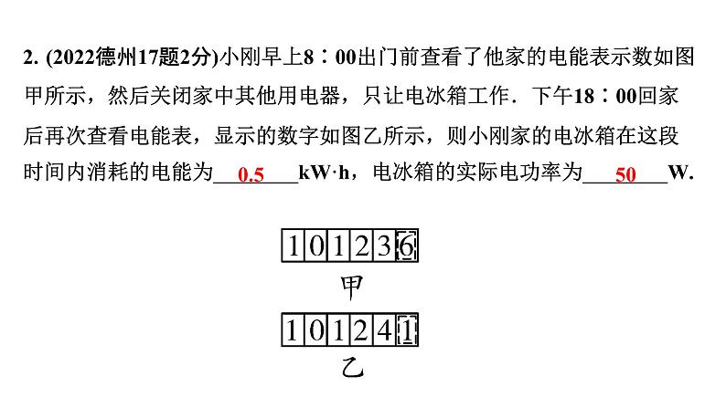 2024山东中考物理二轮重点专题研究 微专题 电功率  电热的理解及计算（课件）04