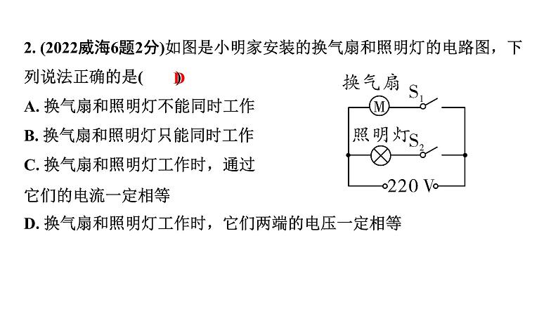 2024山东中考物理二轮重点专题研究 微专题 电路识别、设计与连接（课件）第4页
