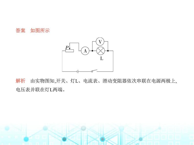 沪粤版初中物理九年级专项素养巩固训练卷(一)电学作图课件第7页