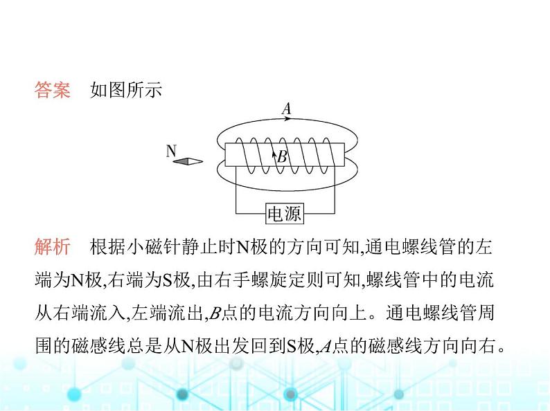 沪粤版初中九年级物理专项素养综合练(十四)电磁作图课件第7页