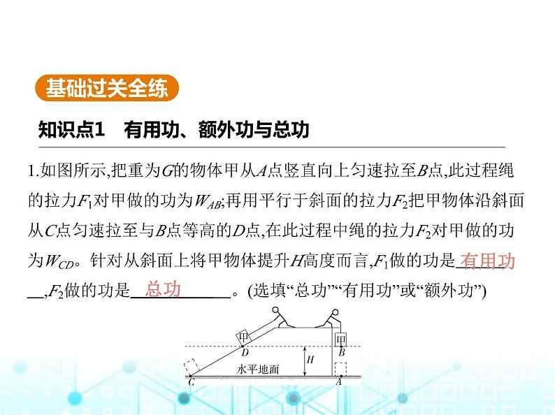 沪粤版初中九年级物理11-3如何提高机械效率课件第2页