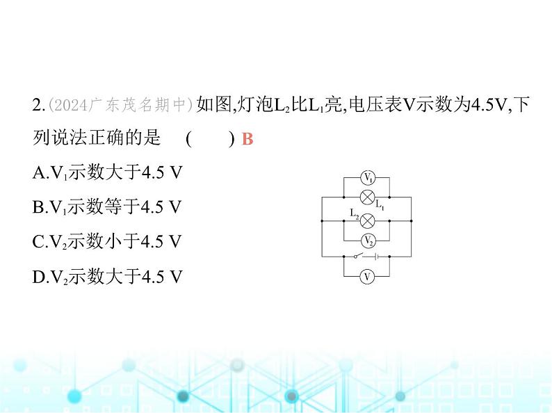 沪粤版初中九年级物理13-6探究串、并联电路中的电压课件04