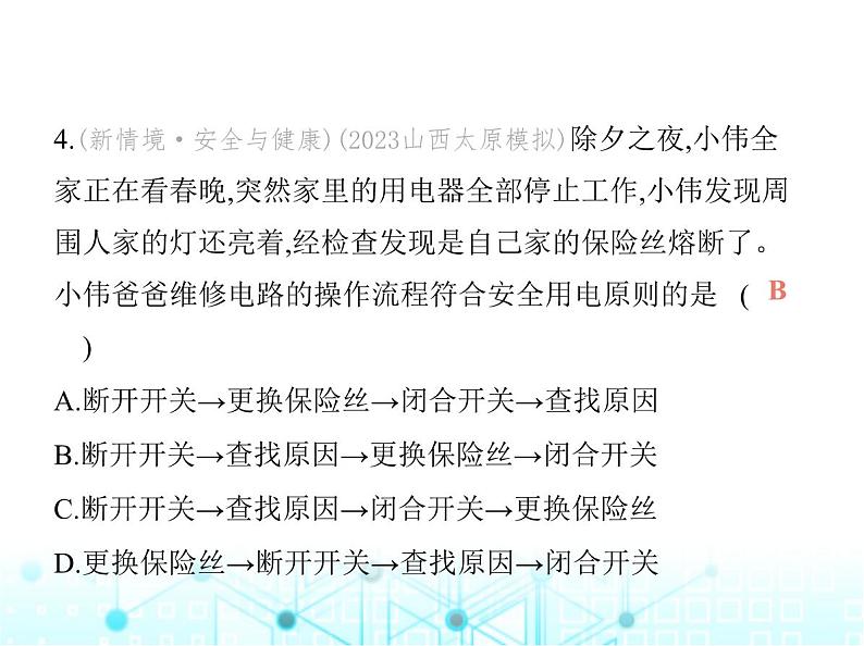 沪粤版初中九年级物理18-2怎样用电才安全课件第8页