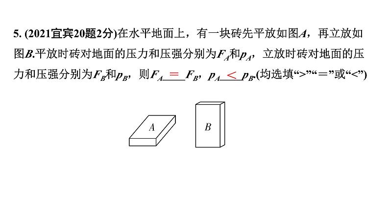 2024四川中考物理二轮重点专题研究 第十讲  压  强 第1节  固体压强（课件）第7页