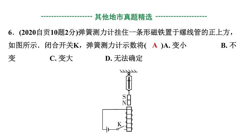 2024四川中考物理二轮重点专题研究 第十六讲  电与磁（课件）第8页