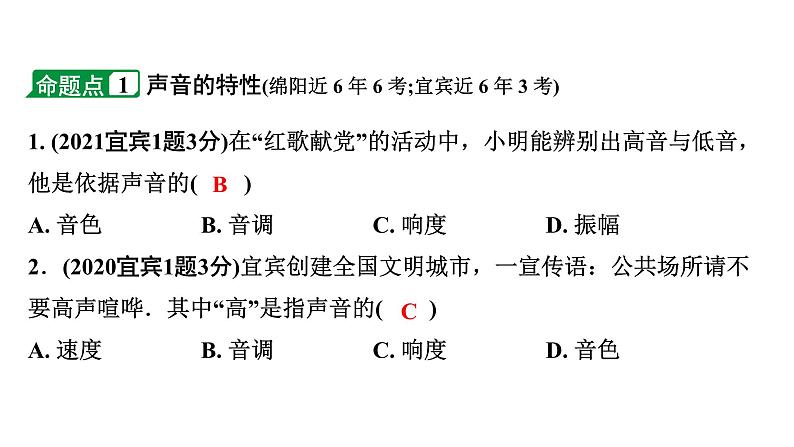 2024四川中考物理二轮重点专题研究 第一讲  声现象（课件）第4页