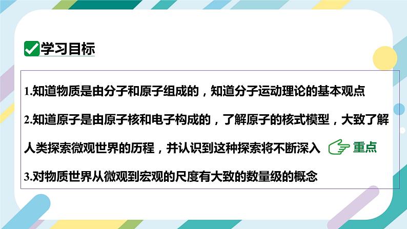 沪科版初中物理八年级全一册 《11.1 走进微观》PPT第3页