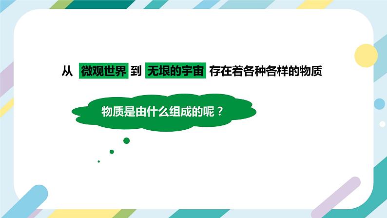 沪科版初中物理八年级全一册 《11.1 走进微观》PPT第7页