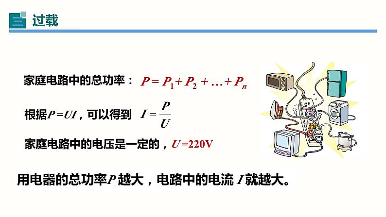 19.2家庭电路中电流过大的原因（课件）-2023-2024学年九年级物理全一册同步精品课堂（人教版）第6页