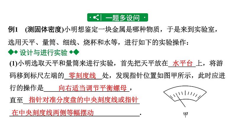 2024长沙中考物理二轮专题复习 中考命题点 测量物质的密度（课件）05