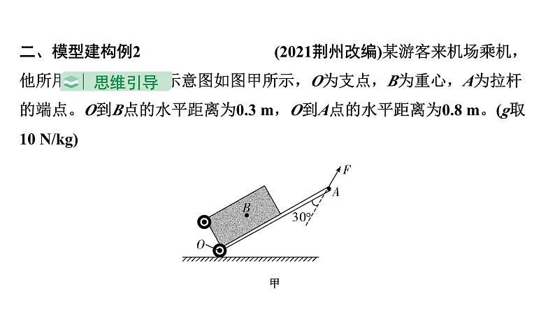 2024浙江中考物理二轮重点专题研究 微专题 杠杆模型建构 （课件）第3页