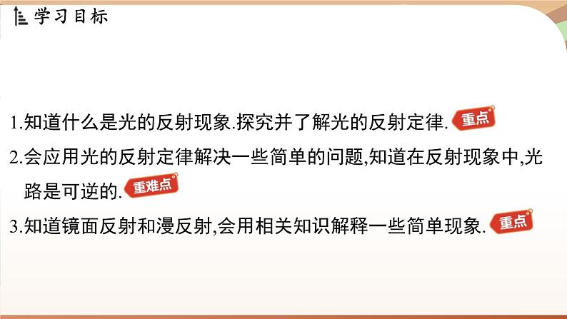 3.2光的反射定律 课件 --2024-2025学年 沪粤版（2024）物理八年级上册02