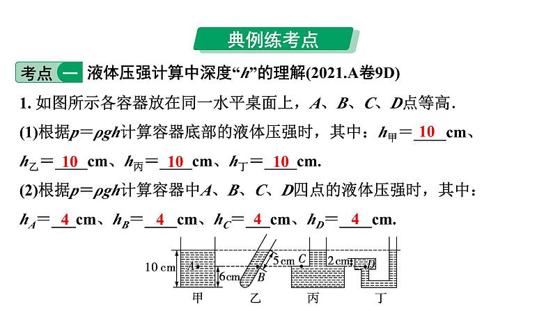 2024中考物理备考专题 第12讲 液体压强  (课件)第5页