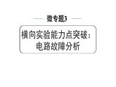 2024中考物理备考专题 第一部分 成都中考考点研究 微专题3 横向实验能力点突破：电路故障分析 (课件)
