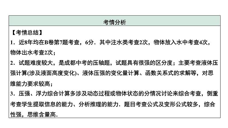 2024中考物理备考专题 能力提升4 B卷压强、浮力综合计算 (课件)第8页