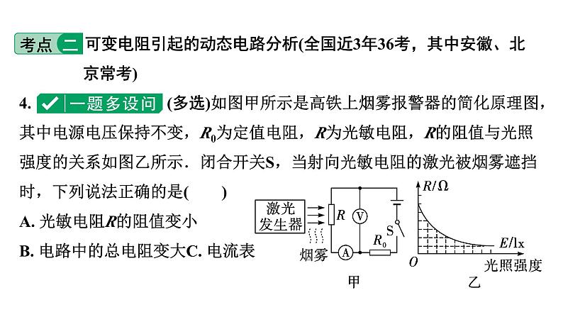 2024中考物理备考专题 微专题9 动态电路分析 (课件)第8页