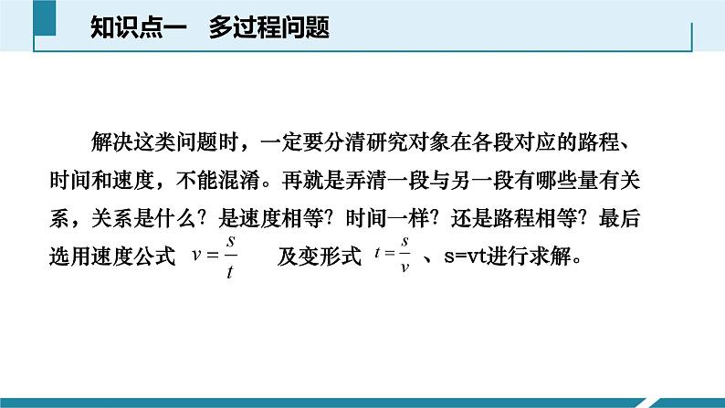 人教版八年级物理上册同步课件第一单元《机械运动》7.与速度相关的计算（授课PPT）第3页