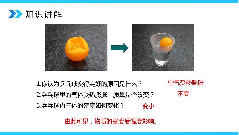 人教版八年级上册第六章6.4《密度与社会生活》精品课件+教学设计+同步练习题（含参考答案）08