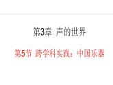 3.5 跨学科实践：中国乐器 课件- 2024-2025学年教科版物理八年级上册