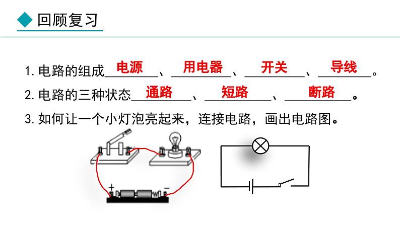 3.3 电路的连接(课件)- 2024-2025学年教科版物理九年级上册第3页