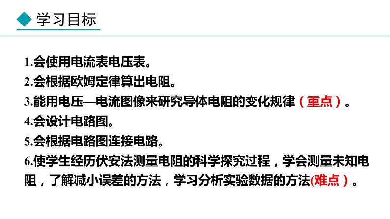 5.2 测量电阻(课件)- 2024-2025学年教科版物理九年级上册02