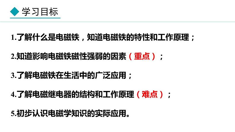 7.3 电磁铁 & 7.4 电磁继电器(课件)- 2024-2025学年教科版物理九年级上册第2页