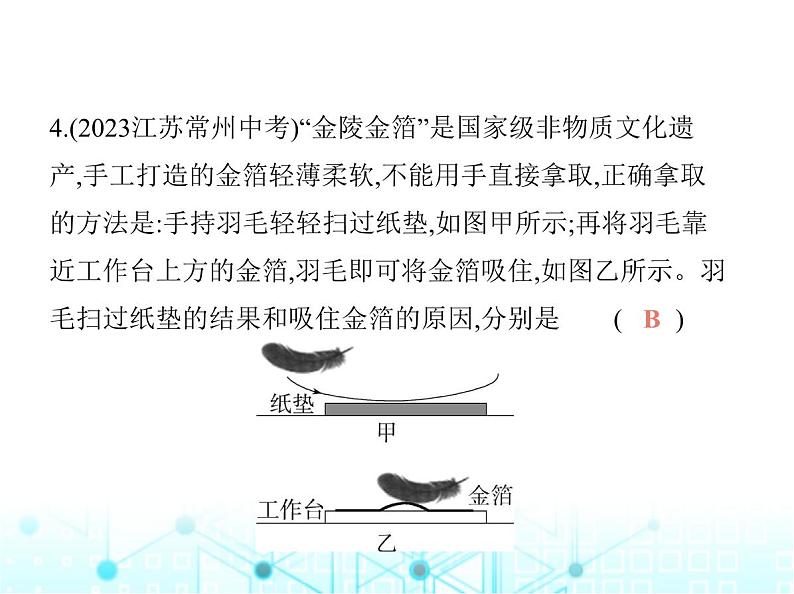 北师大版初中九年级物理第十一章简单电路三电荷课件第6页