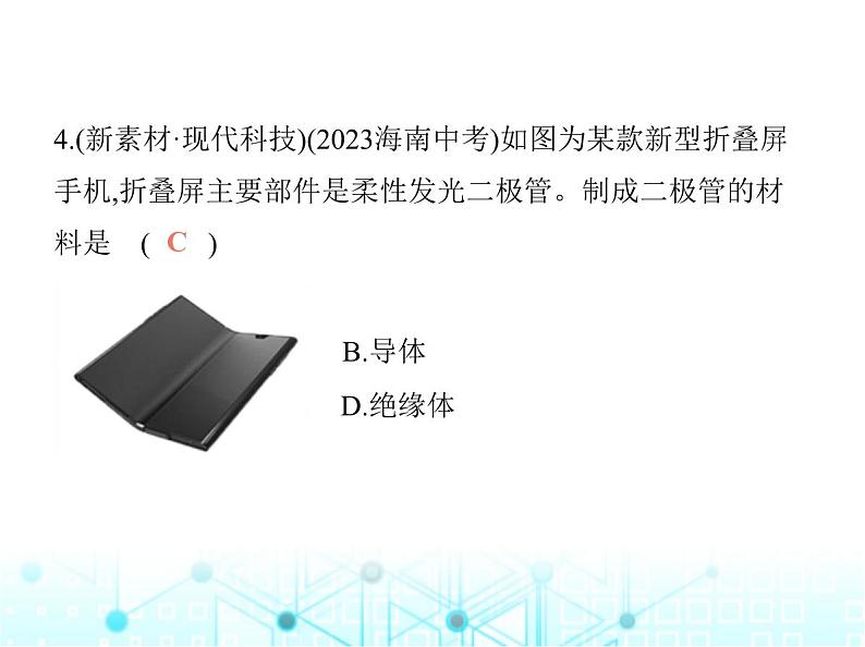 北师大版初中九年级物理第十一章简单电路六不同物质的导电性能课件第5页