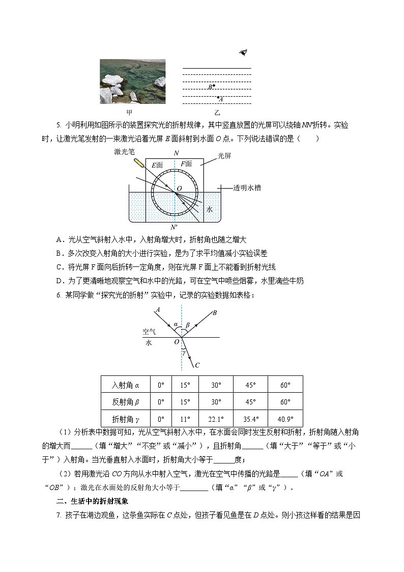 【沪科版】八年级物理  3.3 光的折射（课件+练习+内嵌视频）02
