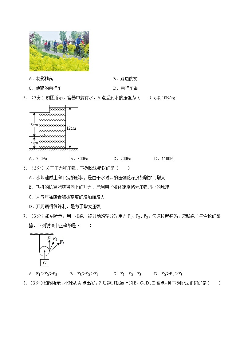 山西省临汾市洪洞县2023-2024学年八年级学期下学期期末物理模拟试卷02