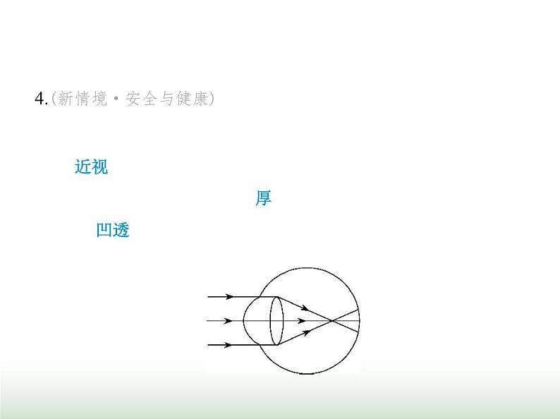 鲁科版八年级物理上册第3章光现象跨学科实践眼睛与眼镜课件第8页