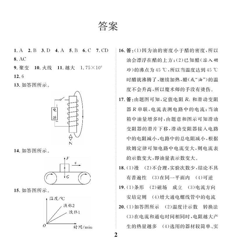 2023年贵州省六盘水市水城区中考一模物理试卷01