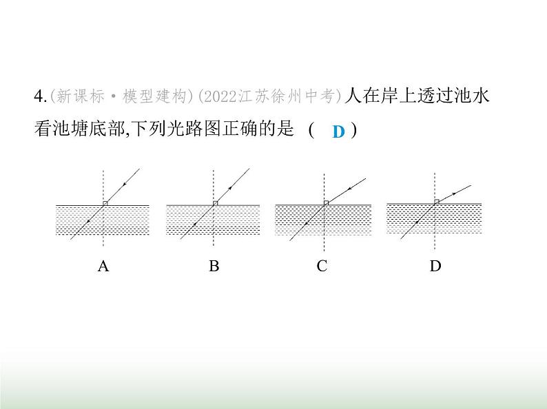 苏科版初中八年级物理上册第3章光的折射透镜一光的折射课件第8页