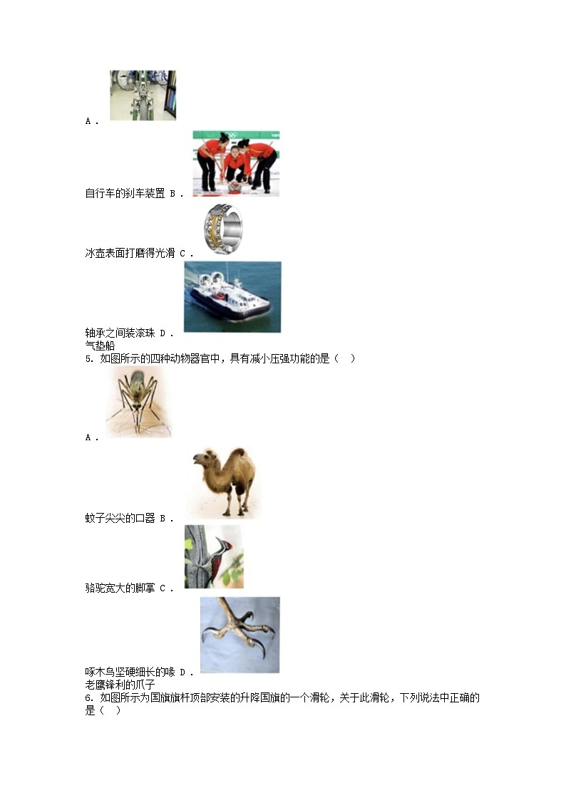 [物理][期末]广东省梅州市大埔县2023-2024学年八年级下学期物理期末试题第2页