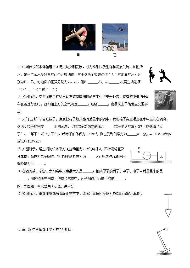 2023-2024学年河南省南阳市镇平县八年级（下）期末物理试卷（含答案）第3页