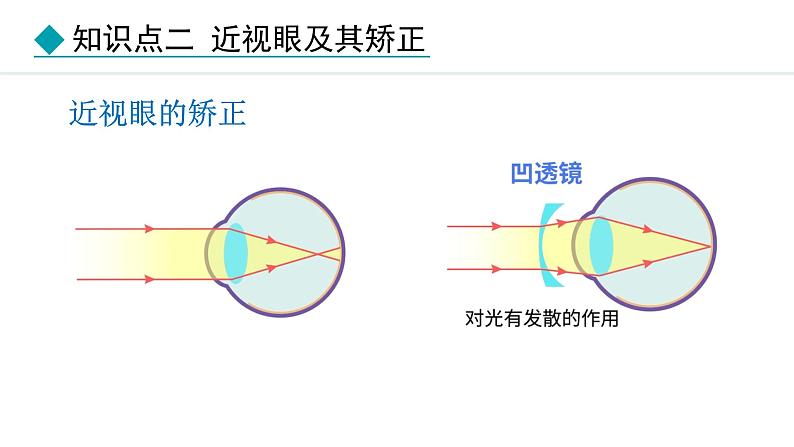 人教版（2024）八年级物理上册课件 5.4  眼睛和眼镜07