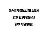 教科版九年级物理上册课件 8.2 磁场对电流的作用 & 8.3 电话和传感器