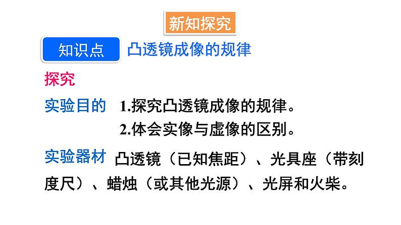 4.2 探究：凸透镜成像的规律 课件- 2024-2025学年物理沪科版八年级全一册06