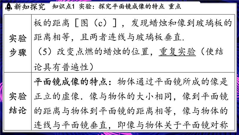 3.2  探究_平面镜成像的特点课件- 2024-2025学年物理沪科版（2024）八年级全一册07