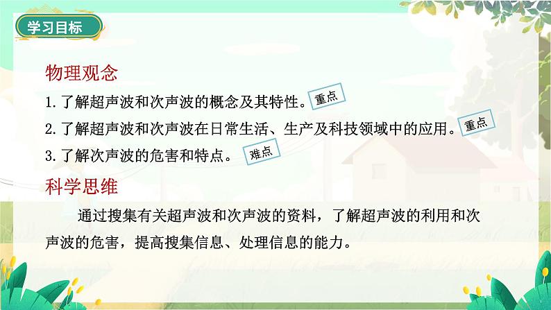 泸科物理八年级上册 第2章  第三节   超声波与次声波 PPT课件02