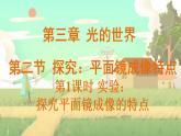 泸科物理八年级上册 第3章  第二节 探究：平面镜成像的特点 PPT课件