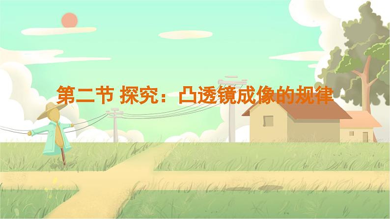 泸科物理八年级上册 第4章  第二节  探究：凸透镜成像的规律 PPT课件01