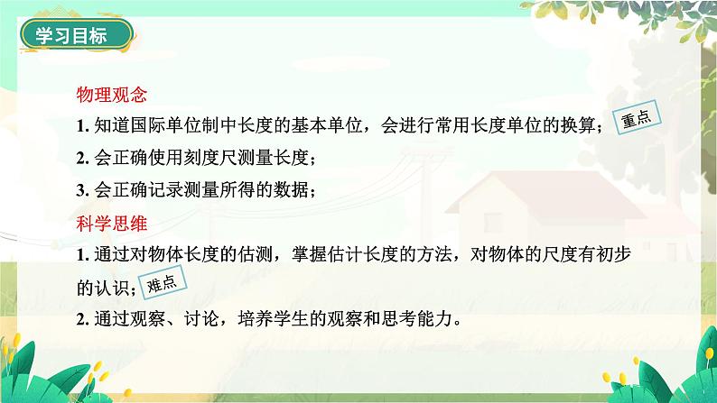 泸科物理八年级上册 第1章  第三节 测量：长度与时间 PPT课件02