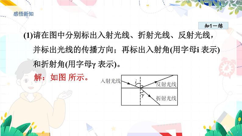 物理八上 沪粤 第3章3.4 探究光的折射规律 PPT课件+教案+导学案07