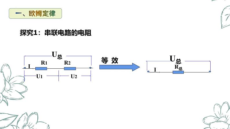 17.4 欧姆定律在串、并联电路中的应用（教学课件） 物理人教版九年级全一册08