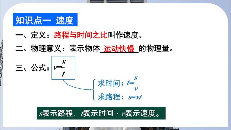 1.3 运动的快慢-八年级物理上册同步精品课件（人教版2024）08